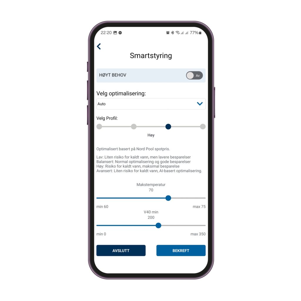 OSO Norge Mockups av app V2 1 6