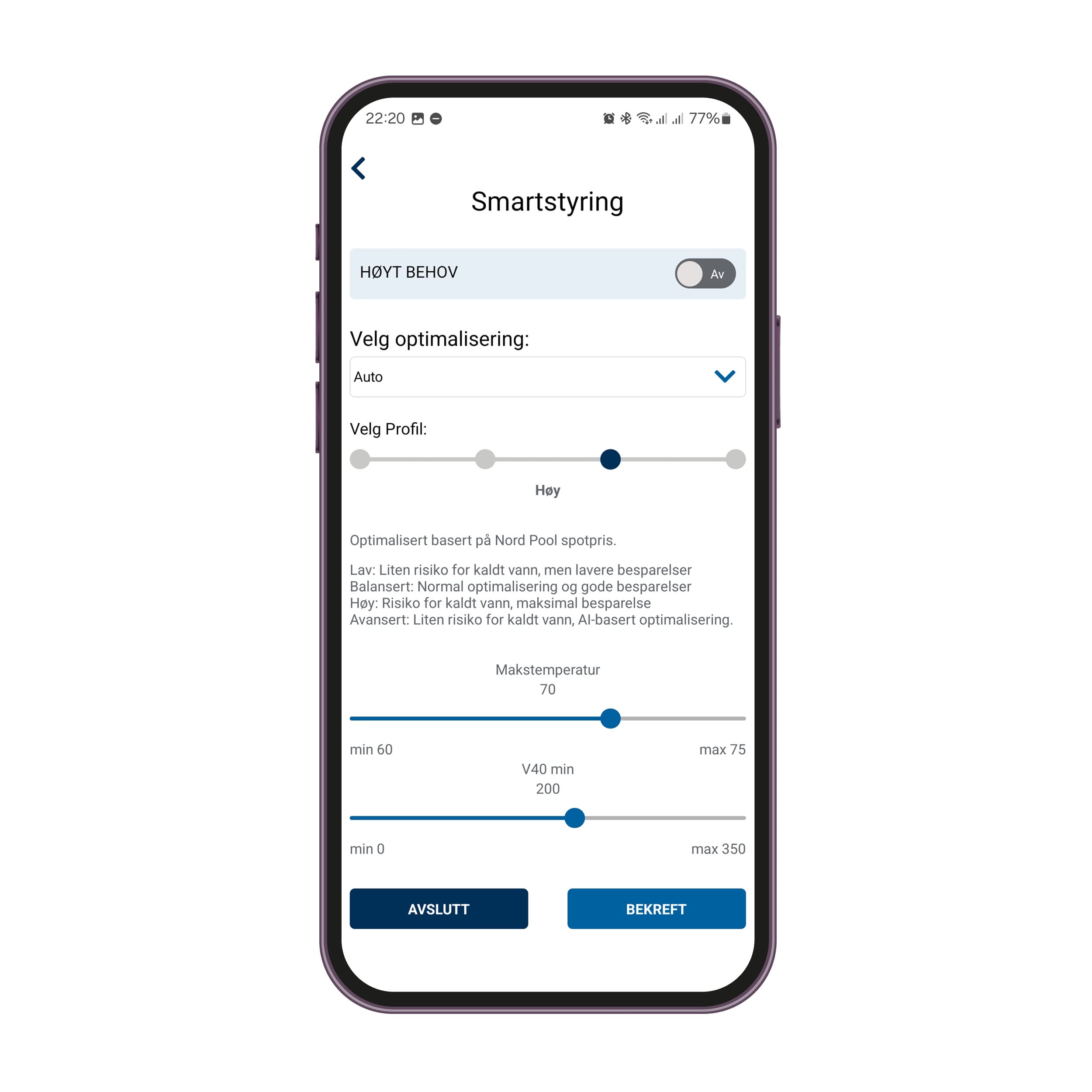 OSO Norge Mockups av app V2 1 6
